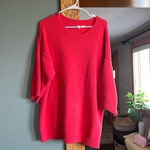 Anthropologie MOTH pink sweater